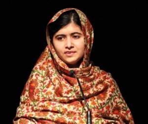 El Premio Nobel de la Paz, Malala Yousafzai.