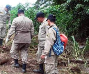 El cadáver de Luis Alonzo Bustillo, de 33 años de edad, quien fue arrastrado el pasado viernes por las crecidas aguas de una quebrada del sector, fue hallado este domingo.