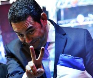 Jimmy Morales, el comediante que gobernará Guatemala por los próximos cuatro años.