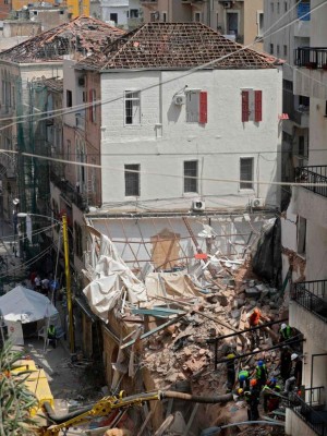 FOTOS: Suspenden búsqueda de sobrevivientes en Beirut tras explosión