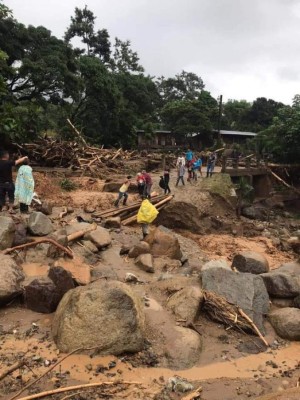 En imágenes : Las duras secuelas de Eta a su paso por Honduras