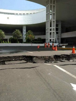 Hondureño comparte dramáticas fotos del sismo de 7.1 en México