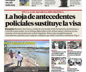 La hoja de antecedentes policiales sustituye la visa