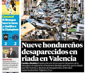 Nueve hondureños desaparecidos en riada en Valencia