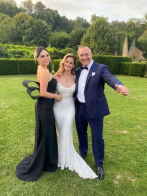 Sin toques mexicanos y en un lujoso castillo: Así fue la boda de Altair Jarabo y Frederic García