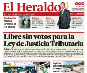 Libre sin votos para la Ley de Justicia Tributaria