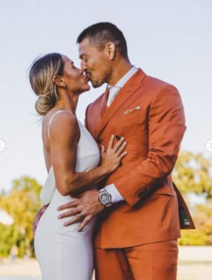 Las románticas fotos de la boda de Roger Espinoza y Lo'eau LaBonta