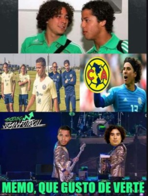 Memo Ochoa regresa al América y usuarios aprovechan para dedicarle divertidos memes