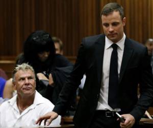 Oscar Pistorius durante el juicio en su contra. (Foto: AFP)