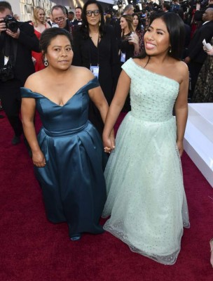 Yalitza Aparicio: El vestido que eligió la protagonista de 'Roma' para la alfombra roja de los premios Oscar 2019