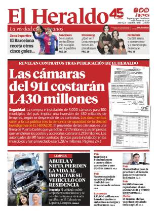 Las cámaras del 911 costarán L430 millones