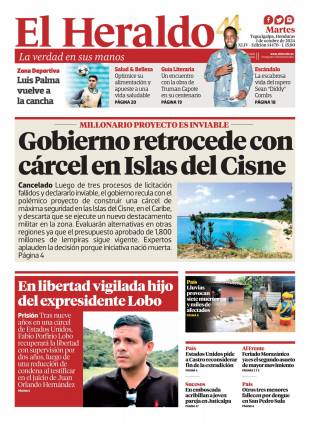 Gobierno retrocede con cárcel en Islas del Cisne