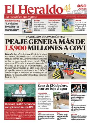 Peaje genera más de L5,000 millones a Covi