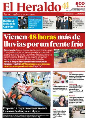 Vienen 48 horas más de lluvias por un frente frío