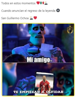 Memo Ochoa regresa al América y usuarios aprovechan para dedicarle divertidos memes