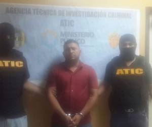 La captura del expolicía la ejecutó la ATIC en el municipio de Florida, Copan.