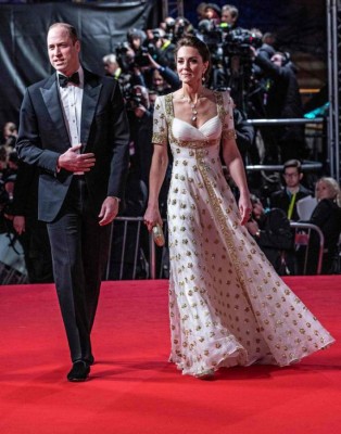 FOTOS: Así lució Kate Middleton en los BAFTA 2020 con vestido reciclado