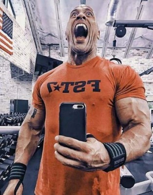 A sus 46 años, así mantiene su estado físico Dwayne Johnson