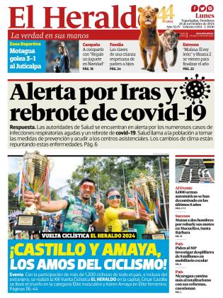 Alerta por Iras y rebrote de covid-19