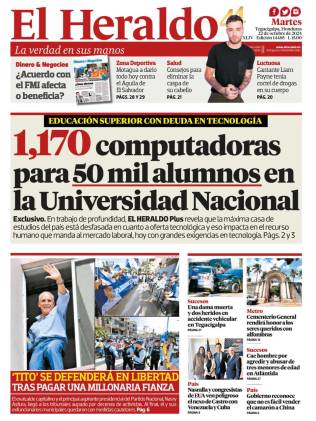 1,170 computadoras para 50 mil alumnos en la Universidad Nacional