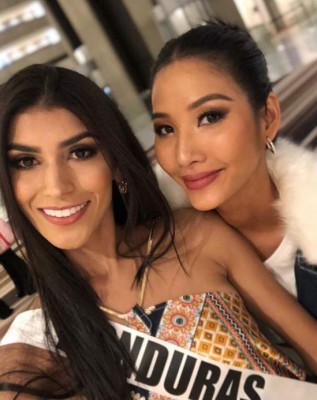 Así se divierte la hondureña Rosemary Arauz previo al Miss Universo 2019