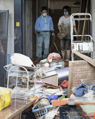 En imágenes: Decenas de muertos y desaparecidos en Japón por las lluvias torrenciales   