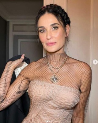 El drástico e impactante cambio en el rostro de Demi Moore