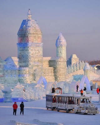 Las espectaculares imágenes del Festival Internacional de Hielo en China (GALERÍA)