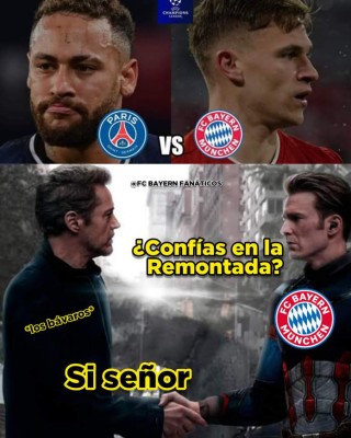 Los memes que dejó la clasificación del PSG ante el Bayern Múnich