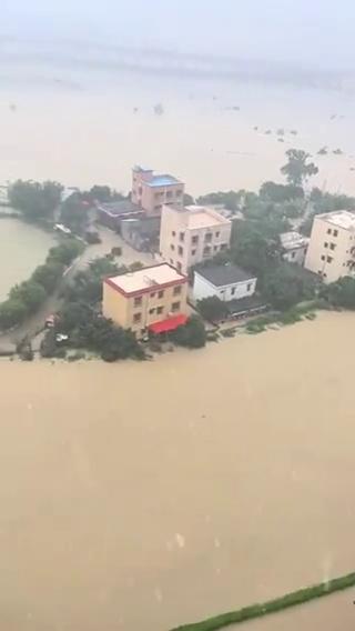 Las impactantes imágenes de las severas inundaciones en China