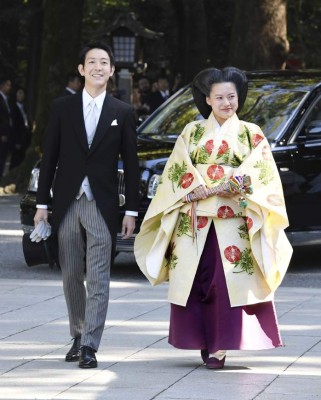 Así fue la boda de Ayako, princesa de Japón que renunció a su título por amor