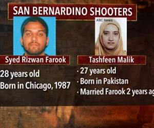 Syed Farook y su esposa, Tashfeen Malik, mataron a 14 personas.