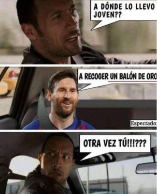 Messi gana su sexto Balón de Oro y Cristiano protagoniza los crueles memes