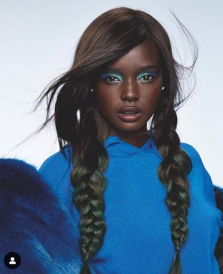 Así es Duckie Thot, la bella modelo considerada la 'Barbie negra'