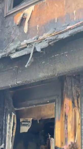 Así quedó el apartamento donde murieron dos hondureños quemados en Carolina del Sur