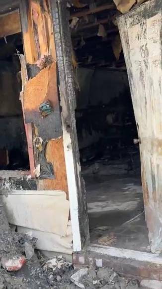 Así quedó el apartamento donde murieron dos hondureños quemados en Carolina del Sur