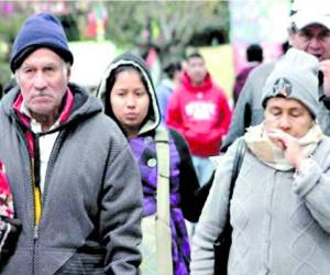 La capital de la República reportó bajas temperaturas durante la madrugada de este sábado.