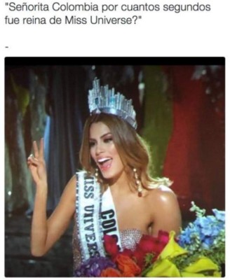 Miss Colombia no se salvó de los memes en redes