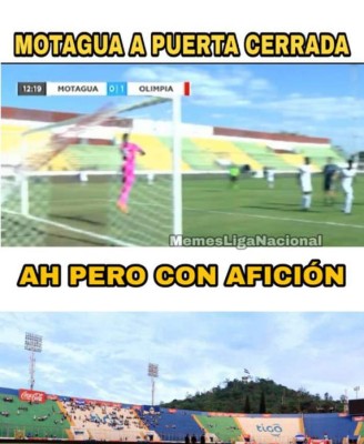 Destrozan con memes al Olimpia tras paliza ante Motagua en Comayagua