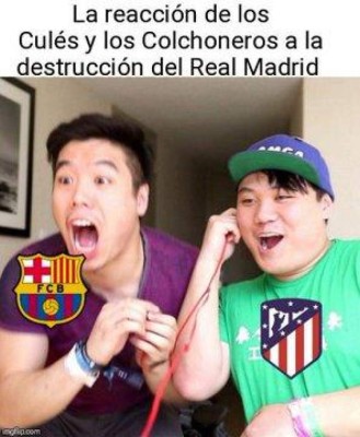 Con memes se burlan del Real Madrid: recibió una paliza 7-3 del Atlético de Madrid