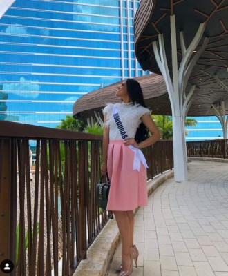 Elegancia y estilo: Miss Honduras destaca con preciosos looks (FOTOS)