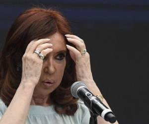 Cristina Kirchner, la expresidenta argentina y la actual senadora. Foto AFP