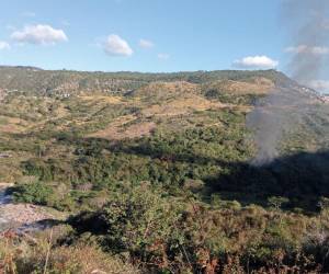 El helicóptero sufrió la caída entre la zona 8 y zona 9 de la colonia Cerro Grande. Los cuerpos de emergencia intentan acceder al lugar.