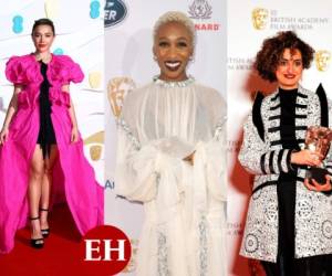 Los BAFTA 2020 han estado llenos de sobriedad y elegancia, sin embargo, estas famosas no acertaron a la hora de elegir a sus atuendos. FOTOS: AP/AFP