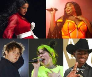 Entre las candidatas a grabación del año hay canciones que encabezaron la lista de popularidad Hot 100 de Billboard como 'Old Town Road', 'Truth Hurts', 'Bad Guy' de Eilish, '7 Rings' de Grande y 'Sunflower' de Post Malone y Swae Lee. 'Hard Place' de H.E.R., 'Hey, Ma' de Bon Iver y 'Talk' de Khalid, que alcanzó el No. 3 del Hot 100, completan las ocho nominadas en esta categoría. Foto: AP.