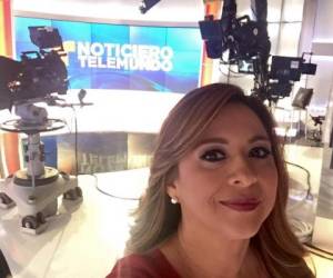 La periodista hondureña Neida Sandoval trabajaba en el noticiero del programa Un Nuevo Día de Telemundo, foto: Tomada del perfil de Neida Sandoval.