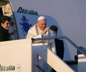 El papa Francisco parte rumbo a Chile. Foto AFP