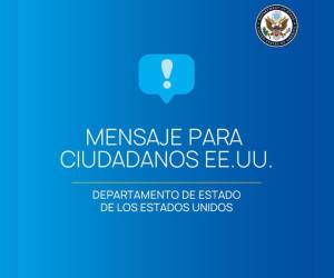 La Embajada de Estados Unidos en Honduras alertó a sus ciudadanos sobre posibles manifestaciones en la capital. Instó a tener precaución.