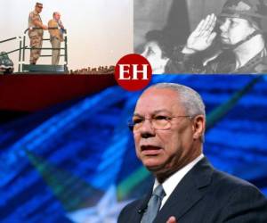 Colin Powell, un héroe de guerra de Estados Unidos y primer secretario de Estado negro, cuyo legado se vio empañado por su apoyo a la guerra en Irak en 2003, murió este lunes por complicaciones del covid-19. Fotos: AP.