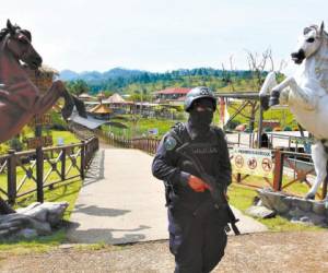 Joya Grande es un complejo turístico que incluye un zoológico, ubicado en Santa Cruz de Yojoa, que forma parte de las propiedades incautadas a Los Cachiros.